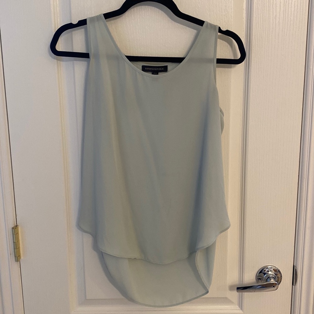 Banana Republic petite XXS mint top